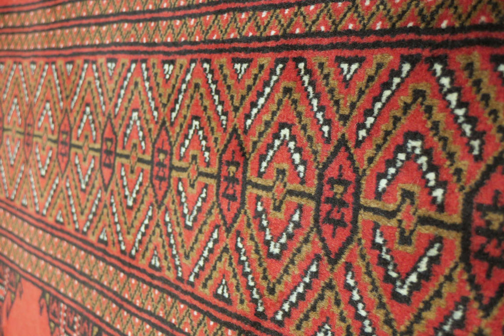 3' 5" x 9' 5" Persian Turkeman Rug image 10