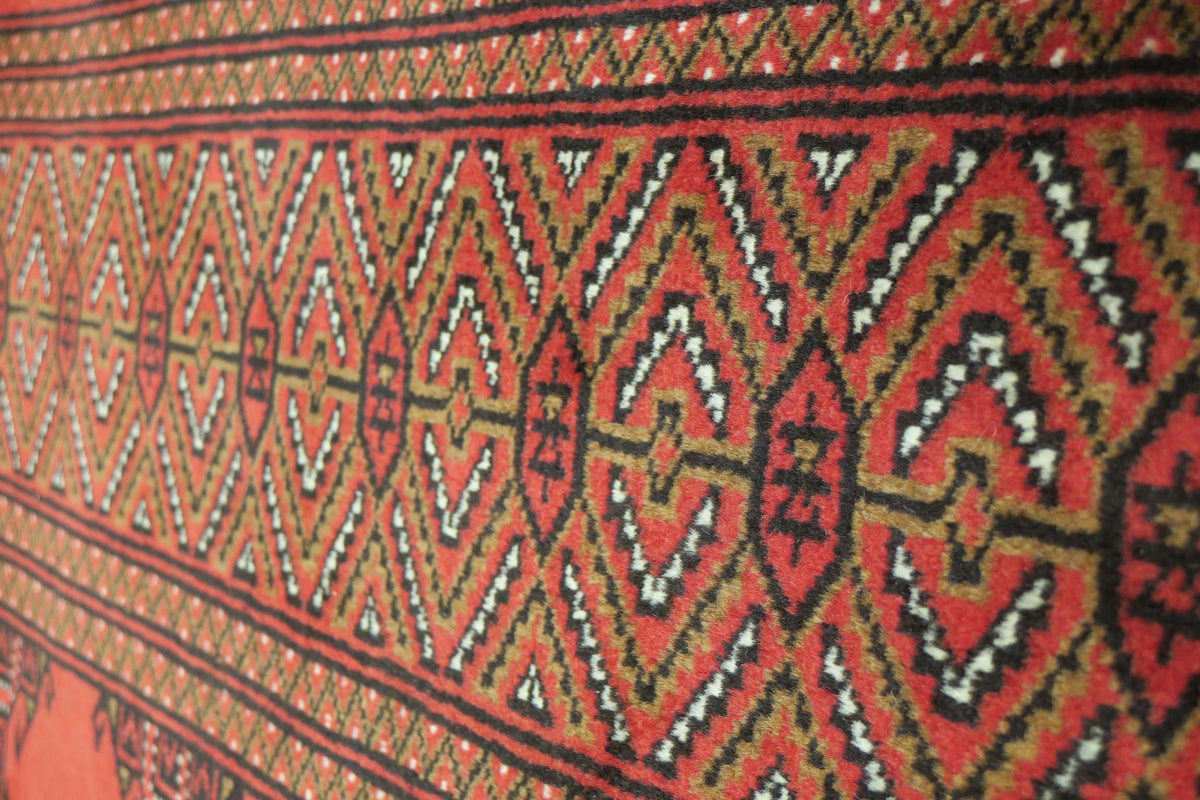 3' 5" x 9' 5" Persian Turkeman Rug image 10