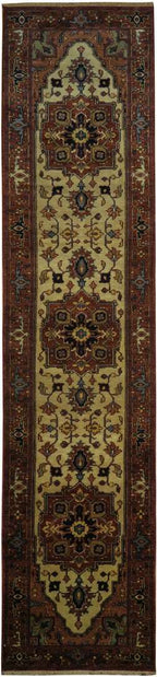2' 7" x 12' 0" India Serapi Runner image 0