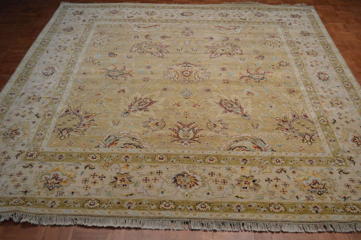 7' 8" x 8' 3" India Sultanabad Square Rug image 1