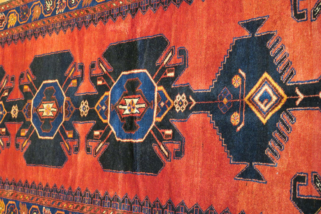 3' 7" x 10' 10" Persian Hamadan Runner image 0