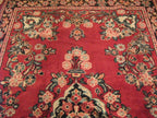 4' 4" x 6' 7" Vintage Sarouk Rug image 8